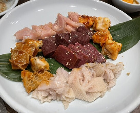 Dinner at Sumibi Yakiniku Kyuu (炭火焼肉 久)