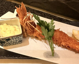 Dinner at Tonkatsu Mange (とんかつ マンジェ)