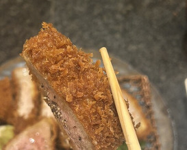 Dinner at Tonkatsu Mange (とんかつ マンジェ)