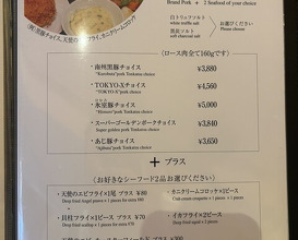 Dinner at Tonkatsu Mange (とんかつ マンジェ)