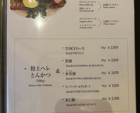 Dinner at Tonkatsu Mange (とんかつ マンジェ)