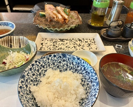 Dinner at Tonkatsu Mange (とんかつ マンジェ)