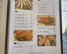 Dinner at Tonkatsu Mange (とんかつ マンジェ)