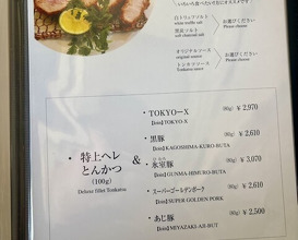 Dinner at Tonkatsu Mange (とんかつ マンジェ)