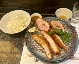 Dinner at Tonkatsu Mange (とんかつ マンジェ)