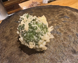 Dinner at Tempura Mokkosu (天ぷら もっこす)