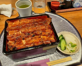 Dinner at Unagi Musashino (鰻 むさし乃)