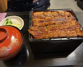Dinner at Unagi Musashino (鰻 むさし乃)