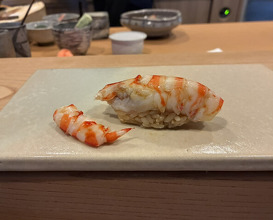Dinner at Sushi Nakamura (鮨中村)