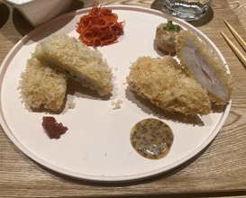 Dinner at Tonkatsu Narikura（Minami-Asagaya）
