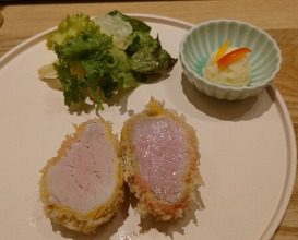 Dinner at Tonkatsu Narikura（Minami-Asagaya）