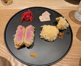 Dinner at Tonkatsu Narikura（Minami-Asagaya）