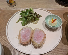 Dinner at Tonkatsu Narikura（Minami-Asagaya）