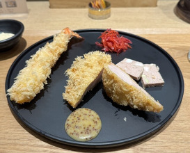 Dinner at Tonkatsu Narikura（Minami-Asagaya）