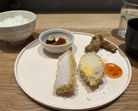 Dinner at Tonkatsu Narikura（Minami-Asagaya）