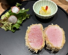 Dinner at Tonkatsu Narikura（Minami-Asagaya）