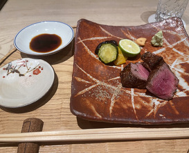 Dinner at Nikuyatanaka Ginza