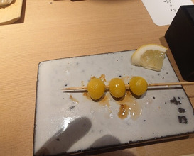 Dinner at Yakitori Omino