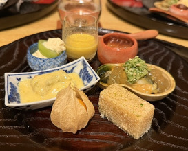 Dinner at Akanezaka Onuma (茜坂大沼)