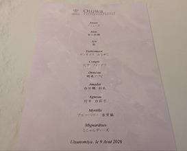 Dinner at Otowa restaurant (オトワ レストラン)