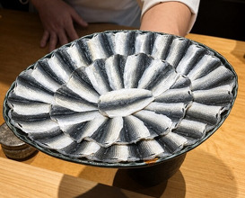 Dinner at Sushi Sanshin