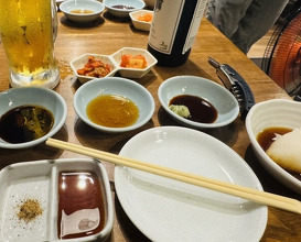 Dinner at Sumibiyakiniku Horumon Sawaishi