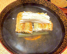 Dinner at Japanese restaurant Seizan