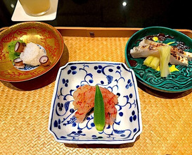 Dinner at Japanese restaurant Seizan