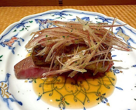 Dinner at Japanese restaurant Seizan