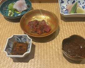 Dinner at Japanese restaurant Seizan