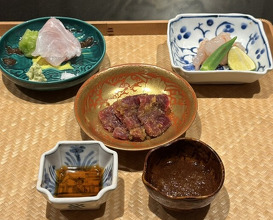 Dinner at Japanese restaurant Seizan