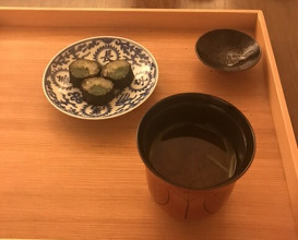 Dinner at Japanese restaurant Seizan