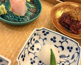 Dinner at Japanese restaurant Seizan