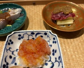 Dinner at Japanese restaurant Seizan
