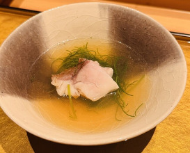 Dinner at Sushi Shizuku Shinsaibashi