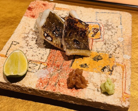 Dinner at Sushi Shizuku Shinsaibashi