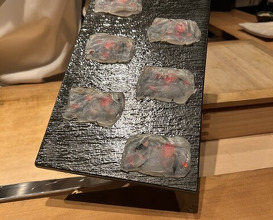 Dinner at Sushi Shizuku Shinsaibashi