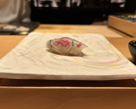 Dinner at Sushi Shizuku Shinsaibashi