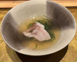 Dinner at Sushi Shizuku Shinsaibashi
