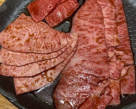 Dinner at Yakiniku Sudou Haruyoshi (焼肉すどう 春吉)