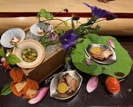 Dinner at Kashiwade no Tsukasa Suikouan (膳司 水光庵)
