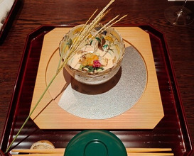 Dinner at Kashiwade no Tsukasa Suikouan (膳司 水光庵)