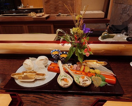 Dinner at Kashiwade no Tsukasa Suikouan (膳司 水光庵)