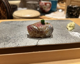 Dinner at Sushi Ei (寿司栄)
