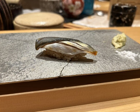 Dinner at Sushi Ei (寿司栄)