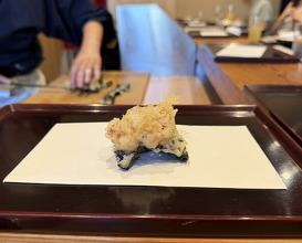 Dinner at Tempura Takeuchi (天ぷら たけうち)