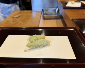 Dinner at Tempura Takeuchi (天ぷら たけうち)