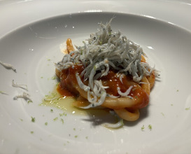 Dinner at tens. (tens.)
