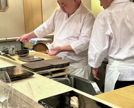 Dinner at Tokiwa Sushi Shibata Honten