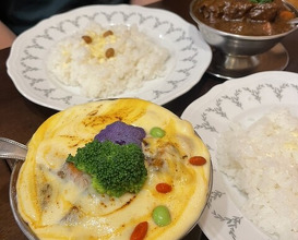 Dinner at European Curry Tomato (トマト)